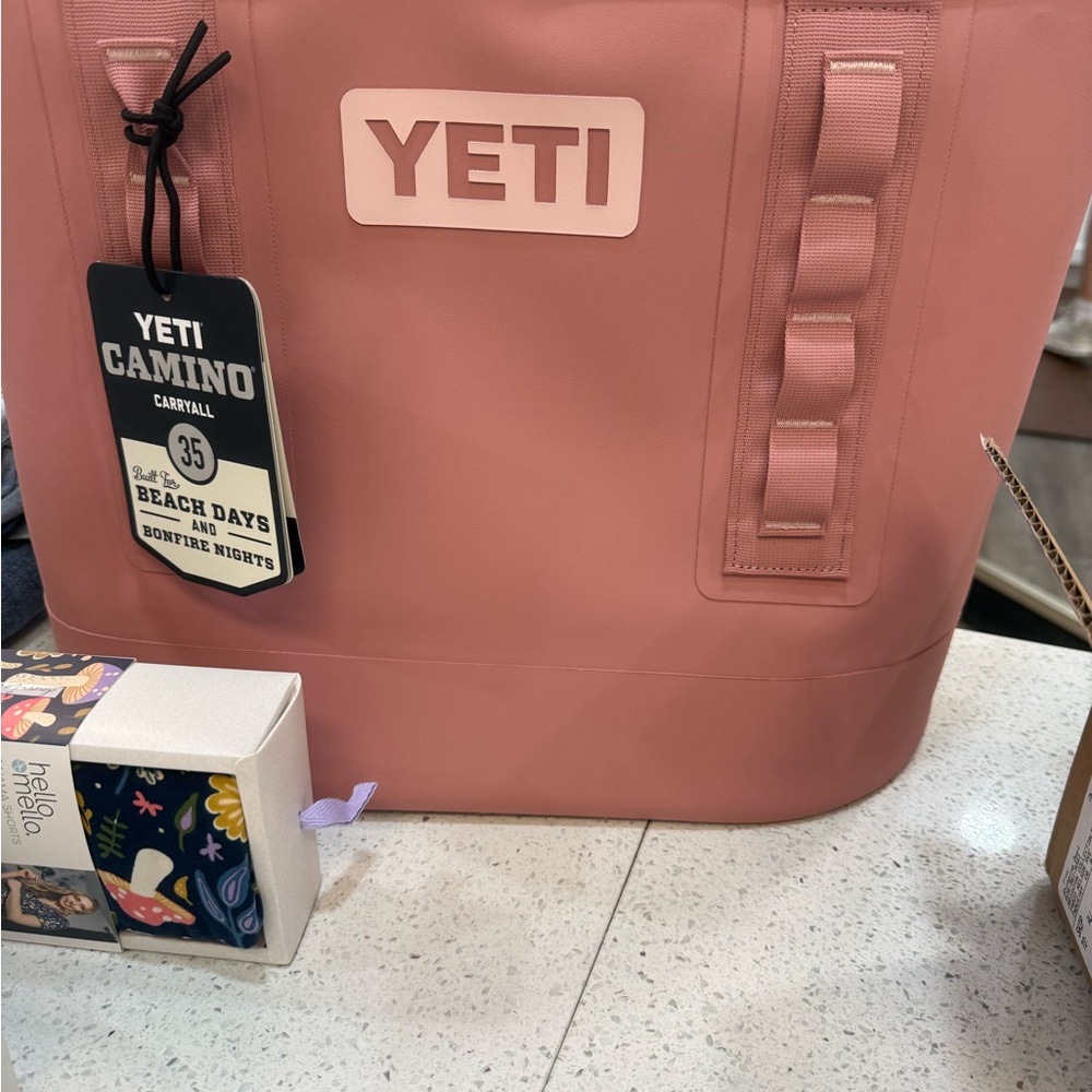 YETI Pink Tote Bag Durable and Stylish